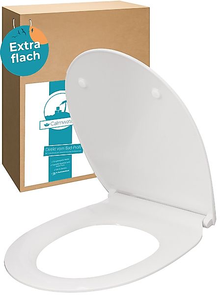 Calmwaters WC-Sitz Extra Flach, Slim, Absenkautomatik, günstig online kaufen