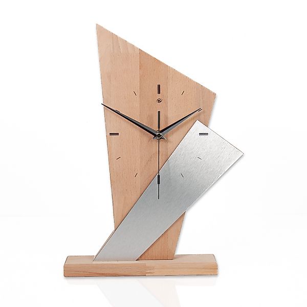 Kreative Feder Standuhr Designer-Standuhr „Brown Square“ günstig online kaufen