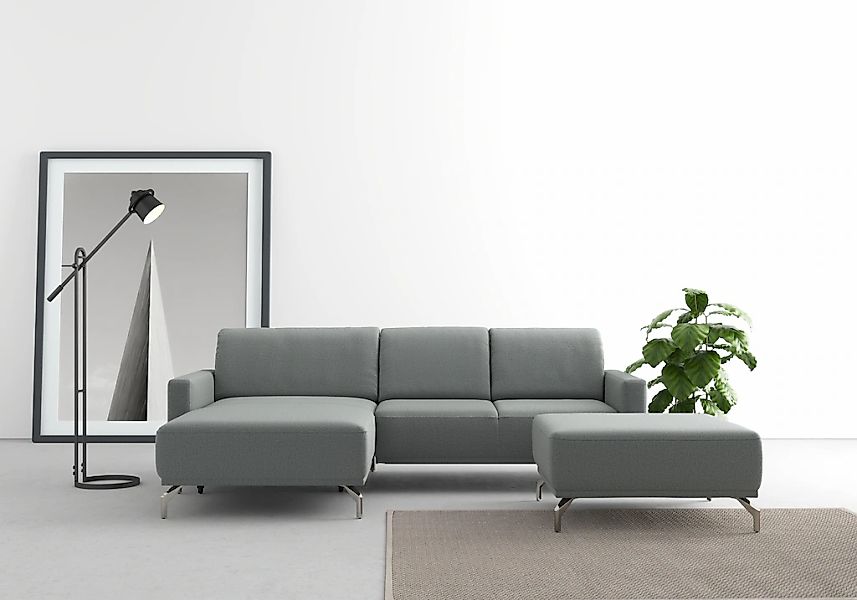 sit&more Ecksofa "Bailando L-Form" wahlweise mit Kopfteilverstellung und Vo günstig online kaufen