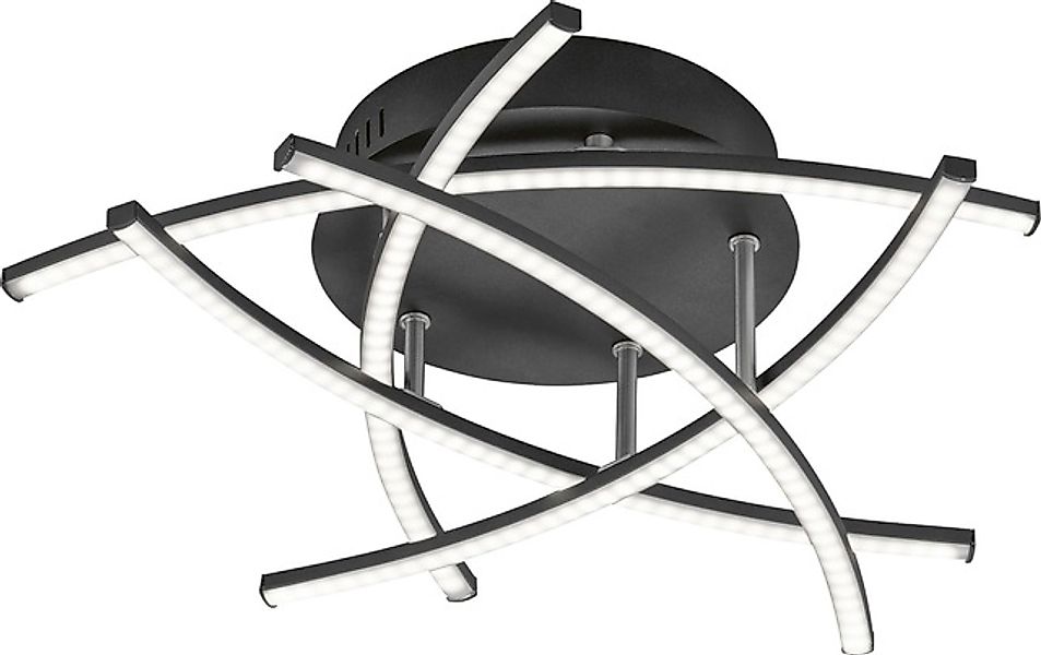 FISCHER & HONSEL LED Deckenleuchte »Cross TW« LED-Modul 1 Stk. Neutralweiß günstig online kaufen