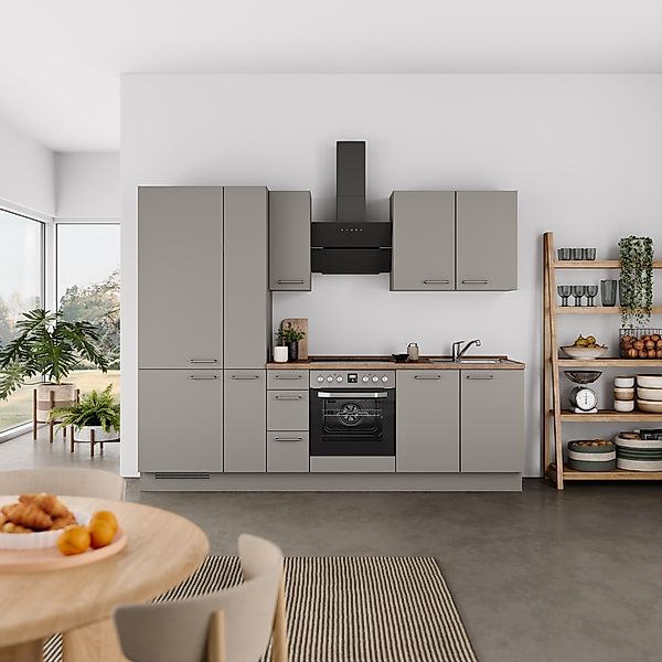 nobilia® Küchenzeile »"Laser II", Ausrichtung wählbar, Breite 270 cm« vormo günstig online kaufen