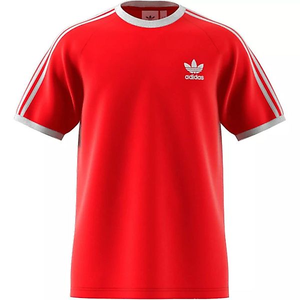 Adidas Originals 3 Stripes Kurzarm T-shirt XL Red günstig online kaufen