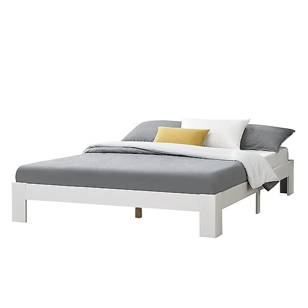 en.casa Holzbett, Raisio Doppelbett 140x200 cm günstig online kaufen