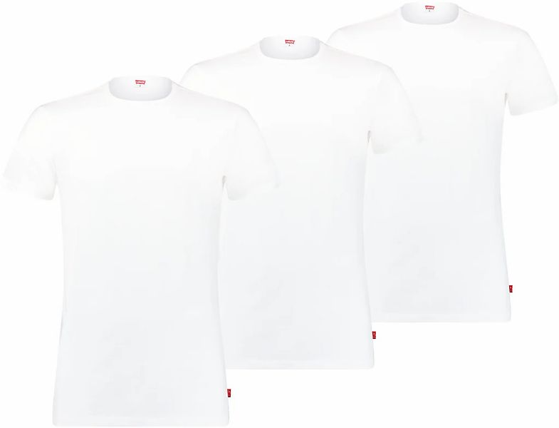 Levis T-Shirt Packung, 3er-Pack, Rundhalsausschnitt, Kurzarm, elastisch günstig online kaufen