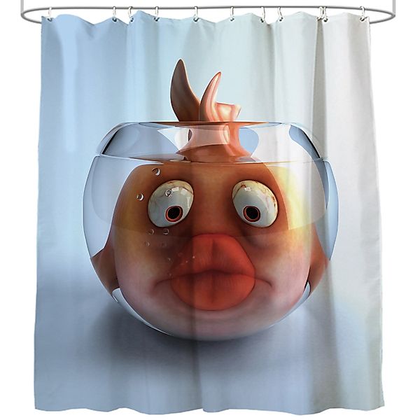 SANILO Duschvorhang Goldfisch 180 x 200 cm günstig online kaufen