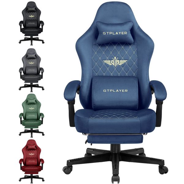 GTPLAYER Gaming-Stuhl Stoff Gaming Chair Ergonomisch günstig online kaufen