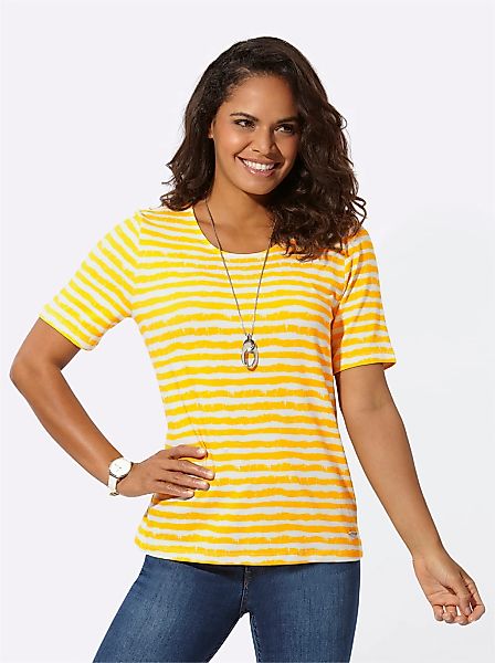 Casual Looks Kurzarmshirt "Ringelshirt" 1 Stk. tlg. günstig online kaufen