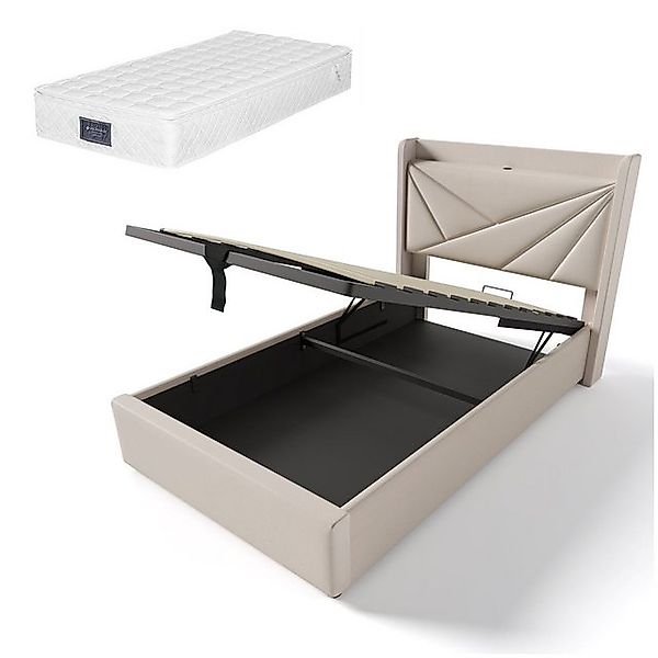 Gotagee Polsterbett Doppelbett Stauraumbett Jugendbett Multifunktionsbett F günstig online kaufen