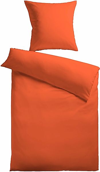 KiNZLER Bettwäsche "Mikrofaser Fleece" 2 Stk. tlg. Uni Farben, angenehm war günstig online kaufen