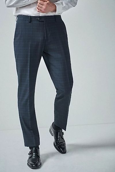 Next Anzughose Anzug mit Karomuster: Hose – Tailored Fit (1-tlg) günstig online kaufen