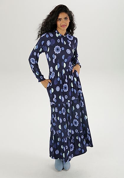 Aniston SELECTED Maxikleid mit Rüschen und günstig online kaufen