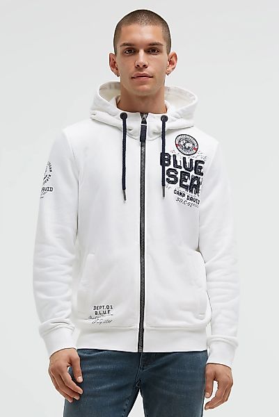 CAMP DAVID Kapuzensweatjacke mit Baumwolle günstig online kaufen