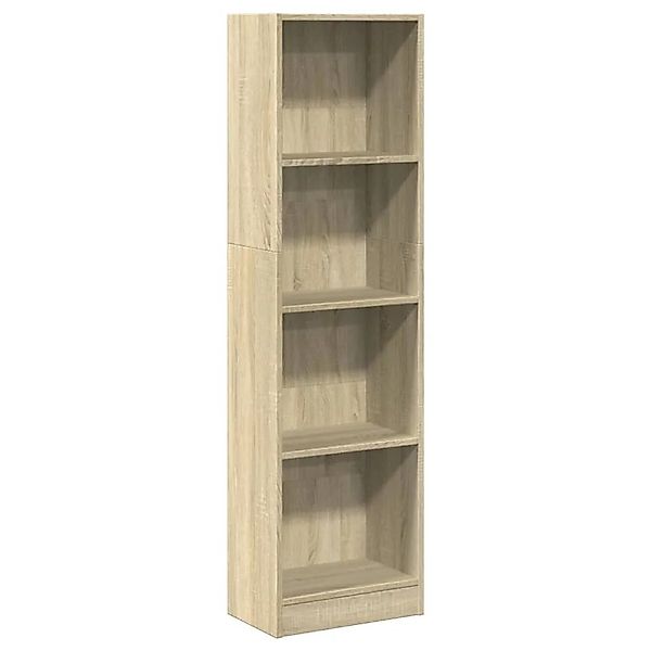vidaXL Bücherregal Sonoma-Eiche 40x24x143 cm Holzwerkstoff 857785 günstig online kaufen