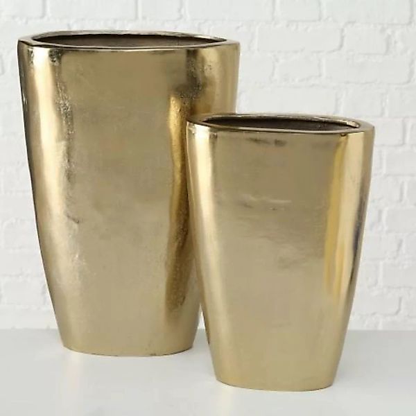 Boltze Vasen Padina Deko-Vase gold 56 cm ( 1 Stück ) (gold) günstig online kaufen
