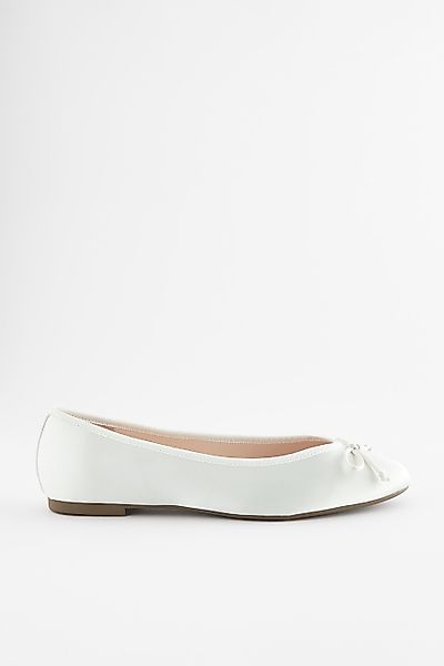 Next Hochzeitsschuhe Braut-Ballerinas aus Satin Ballerina günstig online kaufen