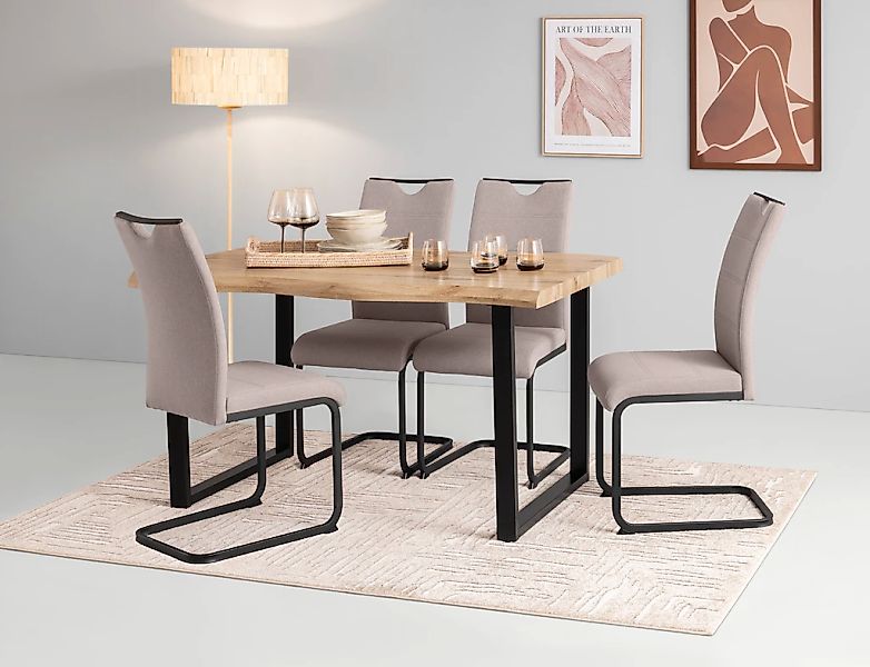 HELA Essgruppe "GISELLE Esszimmer, Essgruppe, Sitzgruppe TOPSELLER" Set, 5e günstig online kaufen