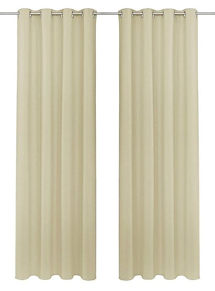 my home Gardine SOLA (1 St), Ösen, verdunkelnd, Polyester, blickdicht, Ösen günstig online kaufen