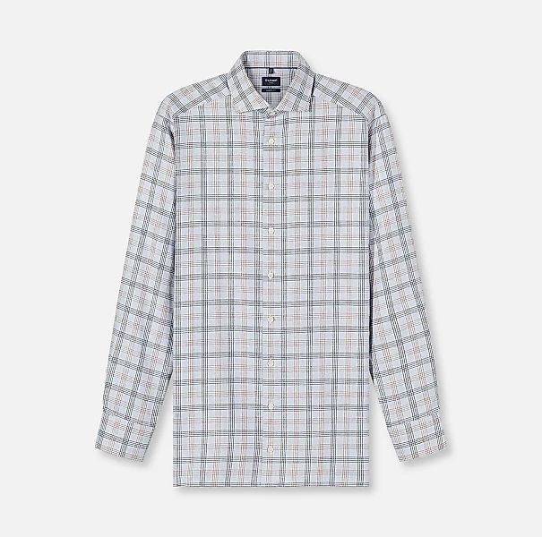 OLYMP Langarmhemd "Luxor" Businesshemd, modern fit, Royal-Kentkragen, karie günstig online kaufen