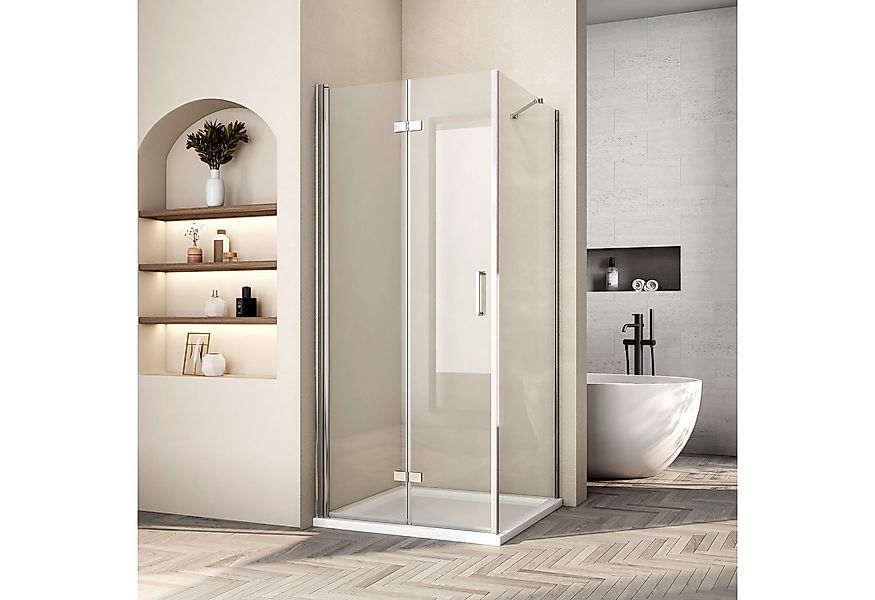 MEYKOERS Eckdusche Duschkabine mit Variablem Verstellbereich, Duschabtrennu günstig online kaufen