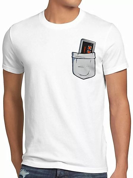 style3 Print-Shirt Herren T-Shirt NES Brusttasche classic 8-Bit konsole günstig online kaufen