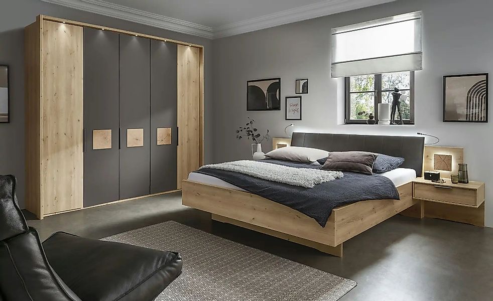 uno Schlafzimmer  Sopa ¦ holzfarben Komplett-Schlafzimmer - Höffner günstig online kaufen