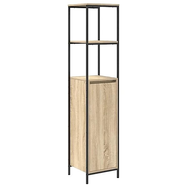 vidaXL Badschrank mit Regalen Sonoma-Eiche 36x35x165 cm 861908 günstig online kaufen