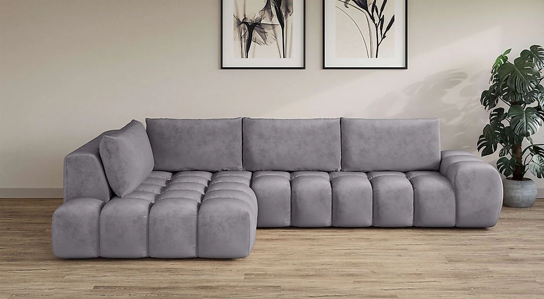 INOSIGN Ecksofa "AZITA klein, L-Form, elegant und bequem Designsofa in Bubb günstig online kaufen