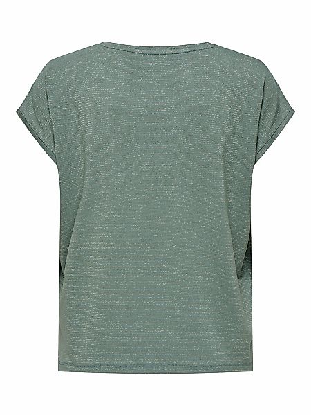 ONLY Kurzarmshirt ONLCLAUDIA S/S GLITTER STRIPE günstig online kaufen