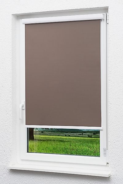 Verdunklungsrollo Lysel Outlet Kassettenrollo VD Braun, günstig online kaufen