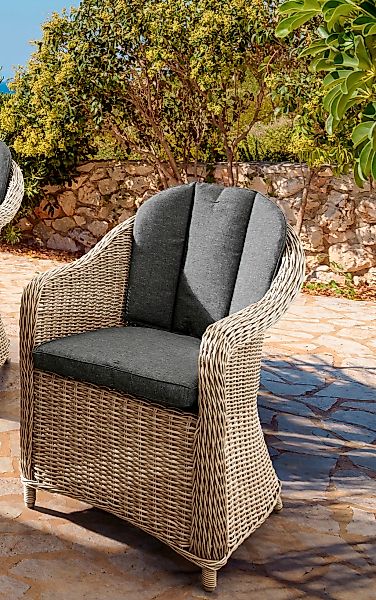 Destiny Garten-Essgruppe "MALAGA LUNA", (13 tlg., 4x Sessel, 1x Tisch, inkl günstig online kaufen