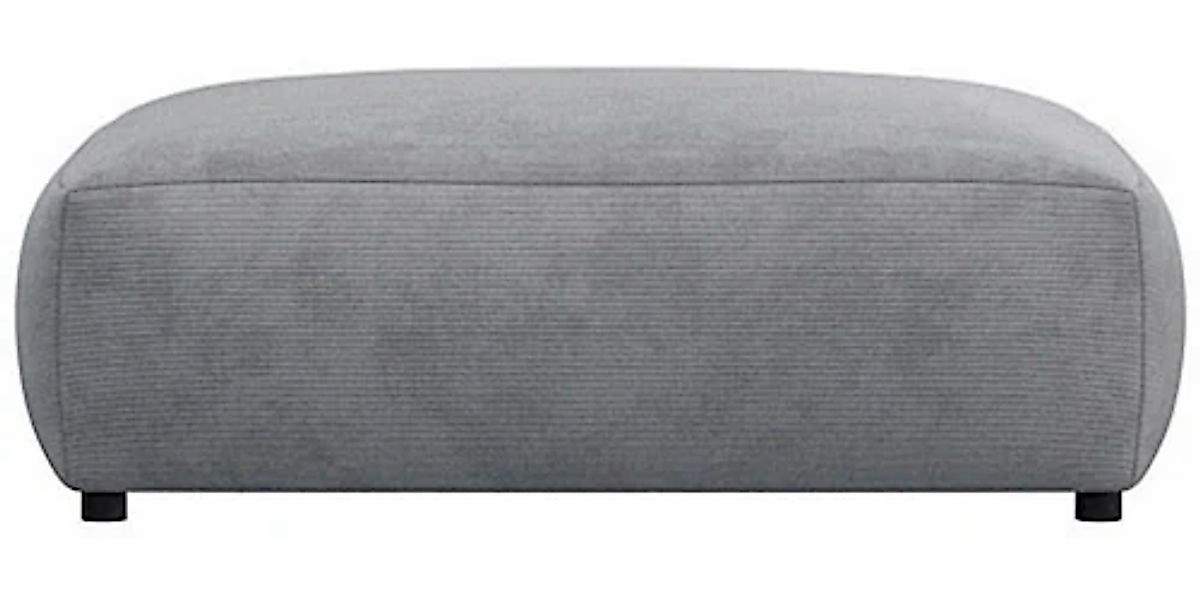 FLEXLUX Pouf »Lucera«, modern & anschmiegsam, Kaltschaum, Stahl-Wellenunter günstig online kaufen