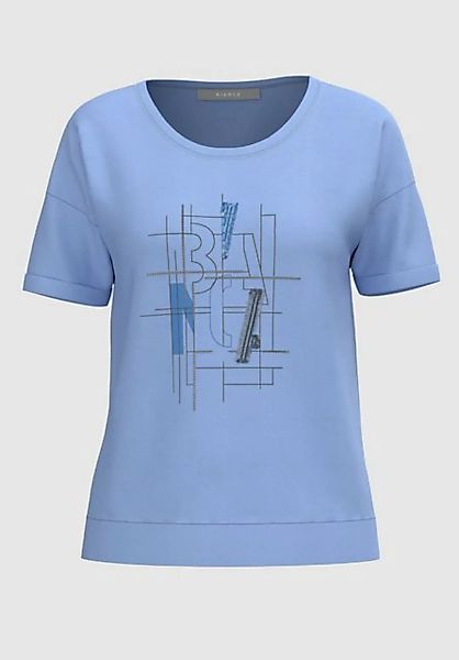 bianca Print-Shirt AILA mit Frontmotiv und dezentem Metallic-Effekt günstig online kaufen