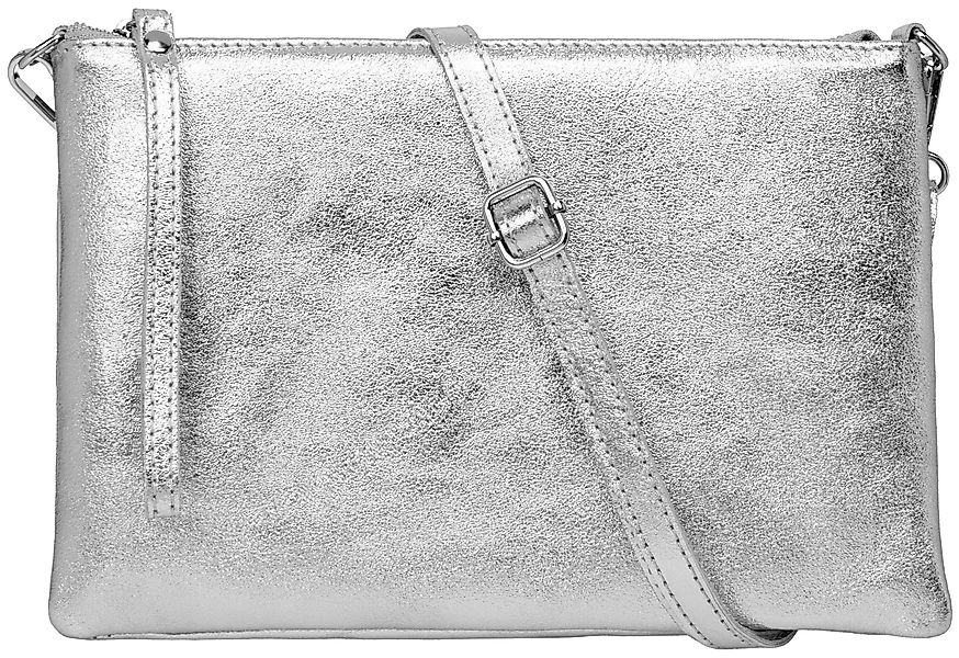 Caspar Clutch XL Leder Umhängetasche Damen günstig online kaufen