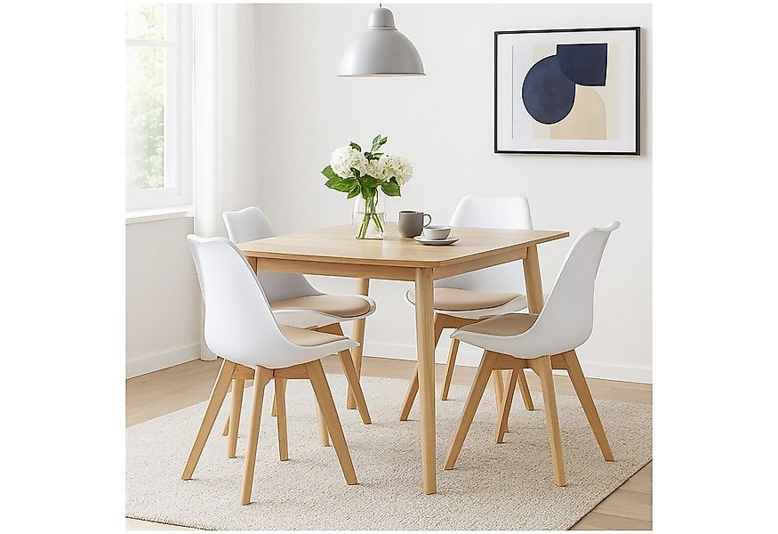 HTI-Living Esszimmerstuhl 4er Set Design-Stühle mit Sitzpolster (Set, 4 St) günstig online kaufen