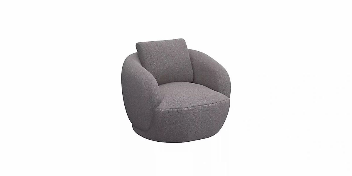 FLEXLUX Sessel "Torino, rund, drehbar, Einzelsofa, Polstersessel,", Moderne günstig online kaufen