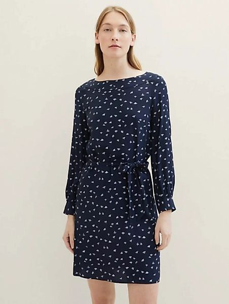 TOM TAILOR Jerseykleid Gemustertes Kleid mit LENZING(TM) ECOVERO(TM) günstig online kaufen