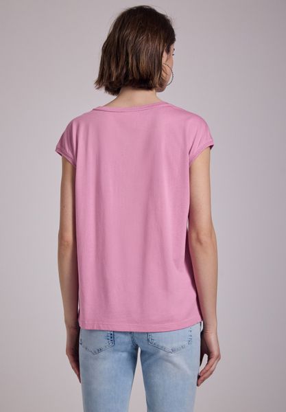 STREET ONE STUDIO T-Shirt mit U-Boot-Ausschnitt günstig online kaufen