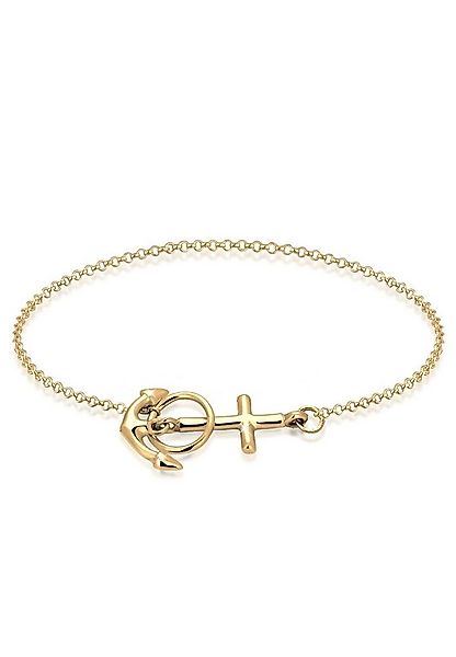 Elli Armband Anker Kreuz 925 Silber (kein Set, 1-tlg), Anker günstig online kaufen