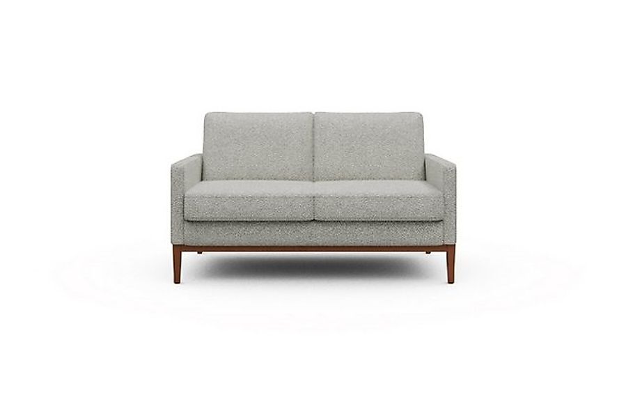 moebelfaktor Sofa Bodo 2-Sitzer, Retro-Design, elegante Linien, stabile Hol günstig online kaufen