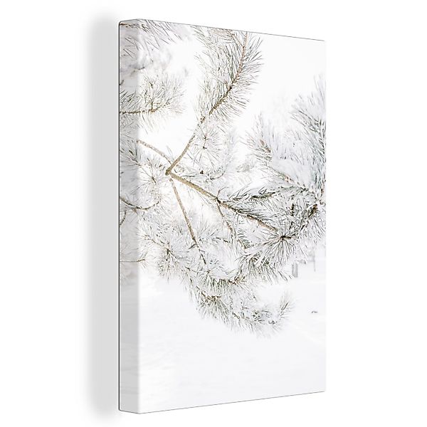 OneMillionCanvasses® Leinwandbild Winter - Schnee - günstig online kaufen