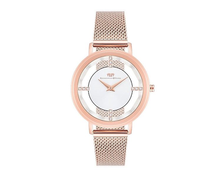 Rhodenwald & Söhne Quarzuhr Lucrezia roségold, mit Quarzwerk günstig online kaufen