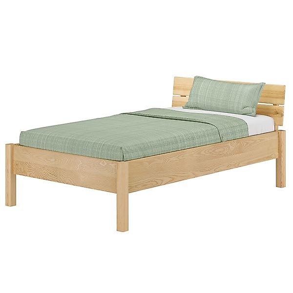 Erst-Holz Metallfreies Einzelbett Esche Massivholz 120 x 200 Tischlerarbeit günstig online kaufen