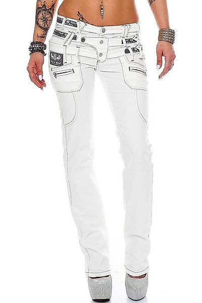 Cipo & Baxx 5-Pocket-Jeans Low Waist Hose BA-CBW0245 (1-tlg) mit 3-fachem B günstig online kaufen