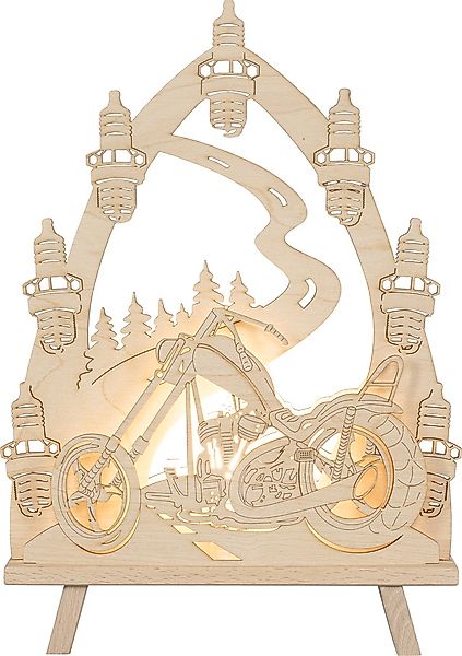 SAICO Original LED Schwibbogen »Deko-Lichterspitze, Chopper-Freund« inkl. e günstig online kaufen