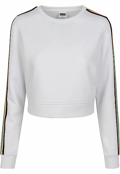 URBAN CLASSICS Sweatshirt "Urban Classics Damen Ladies Multicolor Taped Sle günstig online kaufen