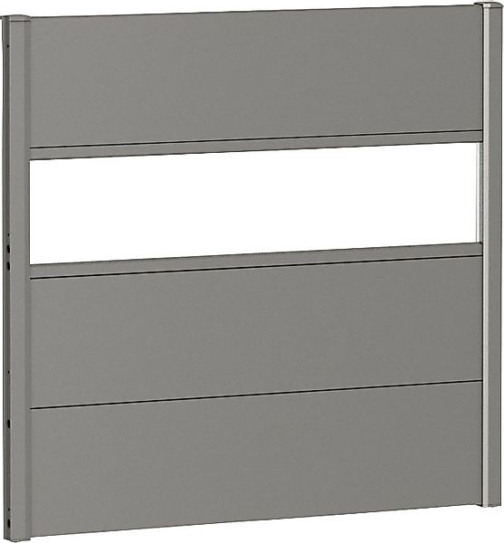 Biohort Sichtschutzelement 3 Metall-Paneele, 1 Acrylglas-Paneel und 2 Schie günstig online kaufen