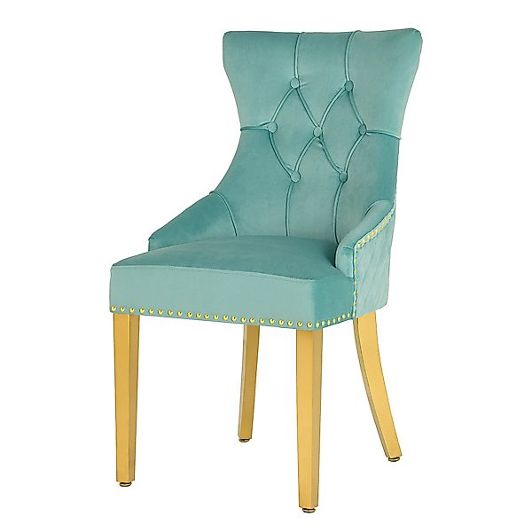 riess-ambiente Esszimmerstuhl CASTLE DELUXE blau · günstig online kaufen