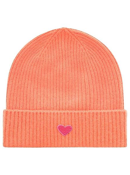 Zwillingsherz Strickmütze 100% Kaschmir Strick Mütze "Herz" günstig online kaufen