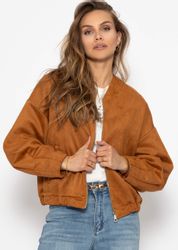 SASSYCLASSY Blusenjacke Oversize Bomberjacke Damen Elegant günstig online kaufen