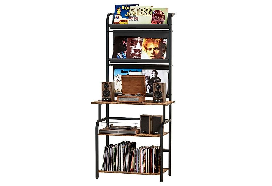 TWSOUL CD-Regal 6-stöckiger Schallplattenregal PlattenspielerStänder TV-Rac günstig online kaufen